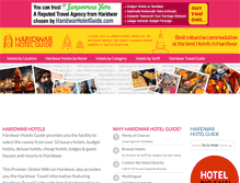 Tablet Screenshot of haridwarhotelguide.com